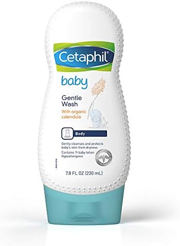 Cetaphil Baby Gentle Wash with Organic Calendula, 7.8 Oz