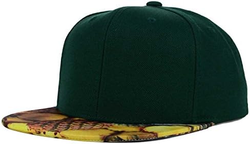 Lids Men's Printed Visor Snapback Adjustable Blank Baseball Hat Cap