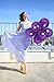 Treasures Gifted Metallic Purple Balloons - 100 Pack Dark Purple Baloons - 12in Latex Metallic Balloons - Globos Morados