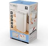 Tower T838005W Sensor Bin 50L White Battery Operated Retainer Ring view 10