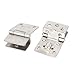 uxcell Showcase Cabinet Glass Wall Mounted Pivot Door Hinge Clamps Clip 2 Pcs