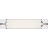 Crystorama Foster 1 Light LED Polished Chrome Bathroom Vanity