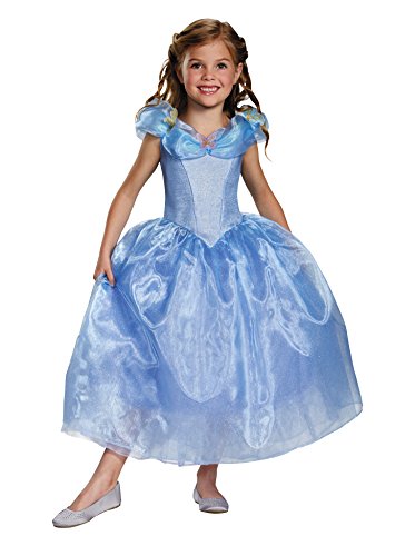 Disguise Cinderella Movie Deluxe Costume, X-Small (3T-4T)