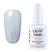 Elite99 Soak-off Gel Polish Lacquer Nail Art UV LED Manicure Varnish 15ml Glitter White 1400