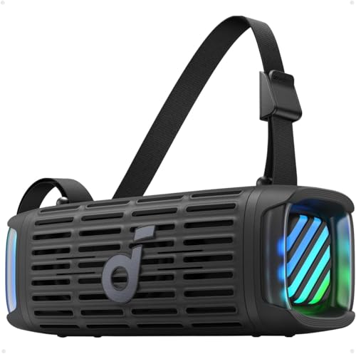 Soundcore by Anker Boom 3i Bocina Bluetooth Portatil, hasta 16h, 50W Potencia, IP68 Flotante Resistente Agua Salada, BassUp 2.0, Bluetooth 5.3, Ideal para Pesca, Camping Exteriores, Regalos para mamá