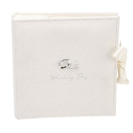 Elegant Suede Wedding Photo Album