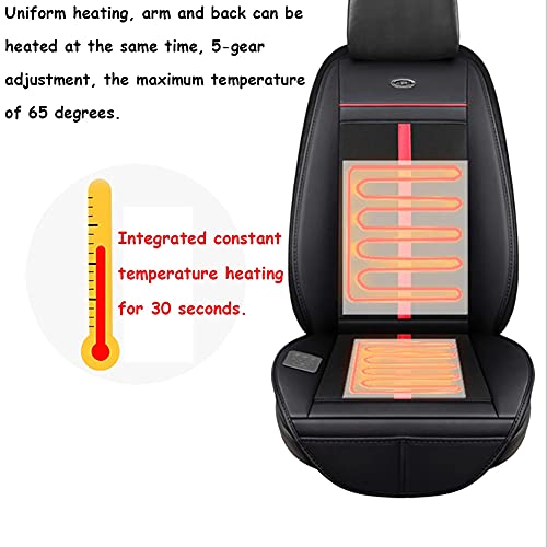 LUKUCEA 3in1 Cooling and Heated Seat Cover, 12V Cooling Seat Cushion