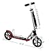 Vokul Big Wheel Fold Kick Scooter - 205mm Wheel, 14-Inch x 4.5-Inch Deck,Adjustable Bar,Reinforced Deck