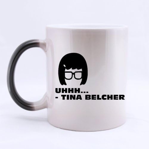Funny Funny cartoon - UHHH... - TINA BELCHER Morphing Coffee Mug or Tea Cup,Ceramic Material Mugs,11oz