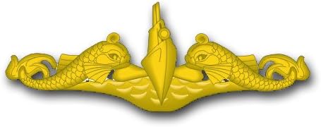 US Navy Submarine Insignia Decal Sticker 3.8"