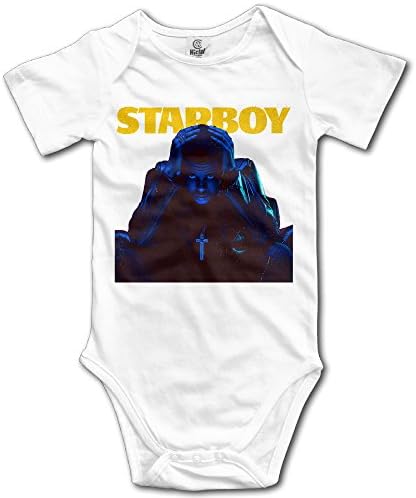 Unisex The Weeknd Daft Punk Starboy 2016 Poster Baby Onesie