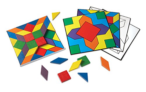 Learning Resources Parquetry Blocks & 20 Pattern Cards