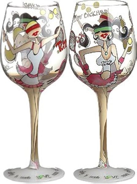 tennis shoes with wine glasses on them