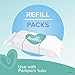 Baby Wipes, Pampers Baby Diaper Wipes, Complete Clean Scented, 10 Refill Packs for Dispenser Tub, 720 Count