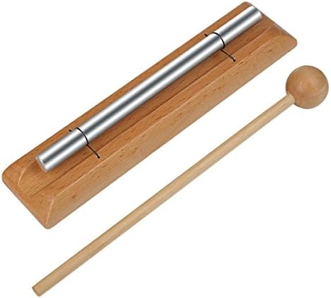 Meditation Chime, Solo Percussion Instrument with Mallet for Prayer, Yoga, Eastern Energies, Musical Chime Toys for Children, Teachers' Classroom Reminder Bell