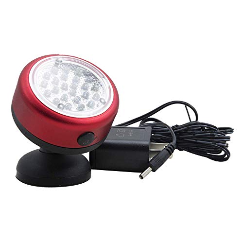 Ullman RT2-LTCH Aluminum Rechargeable Rotating Magnetic 24 LED Work Light with 110V Charger