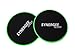 Synergee Electric Lime Green Gliding Discs Core Sliders. Dual Sided Use on Carpet or Hardwood Floors. Abdominal Exercise Equipment