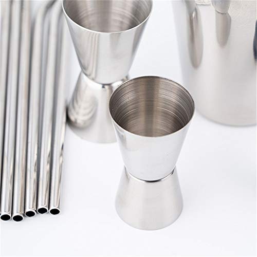Haushalts-Cocktail-Shaker-Set 26 Stück Edelstahl Barkeeper Set Cocktail Shaker Set Professionelle Martini Mix Barkeeper… – Bild 5