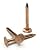 2-1/2" Smooth Shank Solid Copper Roofing Nails 11 Gauge USA Made - QTY 25