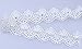 3 Yards Ivory Off Whtie Pearl and Lace Beaded Floral Venise Trim Wedding Bridal Ribbon Vintage