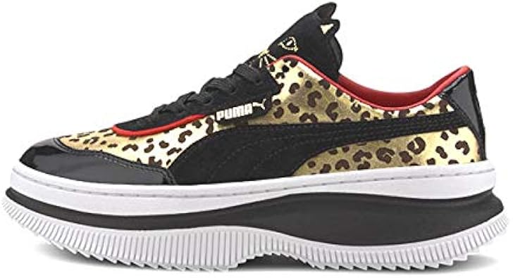 Amazon プーマ X Charlotte Olympia シャーロットオリンピア コラボ デバ Deva レオパード ヒョウ柄 スニーカー シューズ レディース 25 0cm Black 01 シューズ バッグ