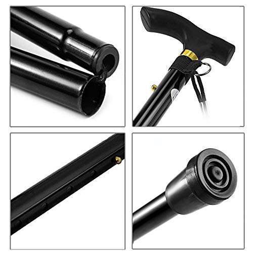 image for Gtlzlz Folding Cane, Trekking Poles for Men, Women, Collapsible Walkin