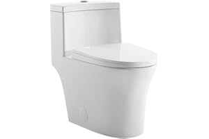 SWISS MADISON WELL MADE FOREVER Swiss Madison SM-1T128 Bastille One Piece Elongated Dual Flush Toilet