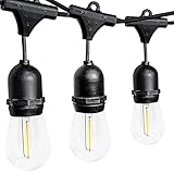 BHCLIGHT Extendable 48FT S14 Outdoor String Lights