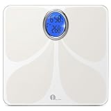 1byone Digital Bluetooth Scale Body Fat Scale Body Scale Bathroom Scale with Phone and Tablet App to Manage Your Weight