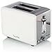 Fortune Candy Extra-Wide Slot 2-Slice Toaster Brushed Stainless Steel (Elegant White)