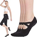 Yoga Socks for Women Non Skid Socks with Grips Barre Socks Pilates Socks for Women