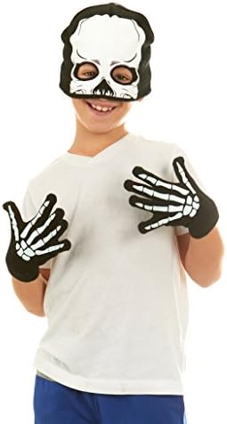 Polar Wear Boys Monster Face Winter Knit Pom Pom Beanie Hat &amp; Gloves Set Navy