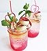 Heart Shaped Drinking Straws Krazy Loop - Valentines Day Party Supplies Decorations 36Ct