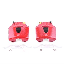 Power Stop Front S4756 Pair of High-Temp Red Powder