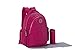 SoHo Collection, London 3 pieces Diaper BackPak Set Limited Time Offer! (Raspberry)