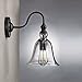 CLAXY® Ecopower Vintage Wall Mount Lighting 1 Light Glass Bell Shade Wall Sconce