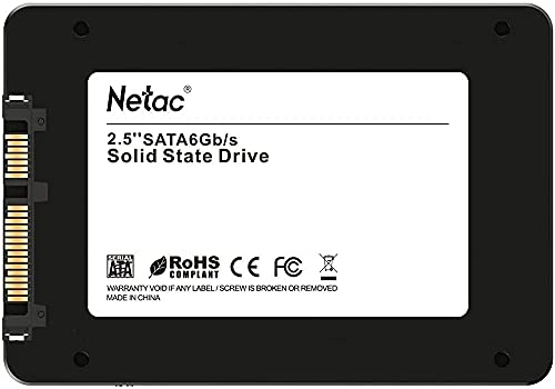 Netac 1TB Internal SSD 2.5 Inch SATAIII 6Gb/s, 3D NAND Internal Solid State Drive, Read Speeds up to 530MB/s