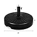 Giantex 23L Round Water Sand Filled Patio Umbrella Base, 20