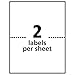 Avery Shipping Address Labels, Laser Printers, 230 Labels, Half-Sheet Labels, Permanent Adhesive, TrueBlock (5126)