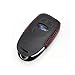 iJDMTOY Black Premium Leather 3D Key Fob Holder Cover Compatible with 2013-up Subaru BRZ, 2015-up Subaru Legacy, Outback, XV Crosstrek, 2016-up WRX/STi, 2017-up Forester Impreza, etc
