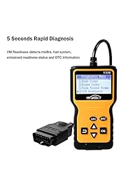 Manfiter [2018 actualizado OBD2 escáner de coche OBDii 2 código lector CAN diagnóstico escaneo manual herramienta de comprobación de motores de luz códigos de rublos vehículo