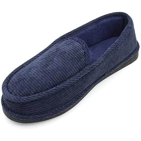 Hue Women's Brocade Corduroy Slippers - Soft Non-Slip House Shoes