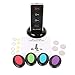 ETvalley Wireless Key Finder/Locator with LED Flashlight and Remote Base 1 RF Transmitter 4 Receiver for Keys