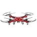 SYMA X5C Drone with 2.0MP HD Camera RC Quadcopter with 3D Flips & High/Low Speed & Left/Right Mode Exclusive Red Color