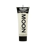 Moon Glow  Glow in the Dark Face & Body Paint - 0.42oz Invisible  Phosphorescent - Charge to Glow