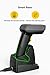 Inateck Barcode Scanner, QR Code Scanner with Smart Base, 2D, Wireless, Bluetooth, Read Screen, BCST-52 Black
