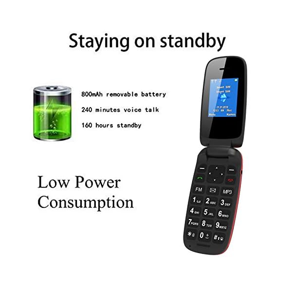 Ushining-Unlocked-Flip-Mobile-Phone-Pay-as-You-Go-Simple-GSM-Dual-SIM-Basic-Button-Sim-Free-Clamshell-Feature-Phone-18Black USHINING Unlocked Flip Mobile Phone Pay as You Go Simple GSM Dual SIM Basic Button Sim Free Clamshell GSM Feature Phone…