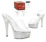 Detachable/Reusable Clear Ankle Straps Converts Any Stiletto Heels Pleaser (DASC)