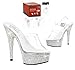 HOT SHOES Detachable/Reusable Clear Ankle Straps Converts any Stiletto Heels Pleaser (DASC)