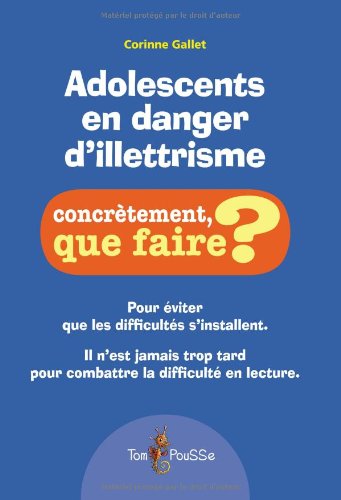 Adolescents en danger d'illettrisme